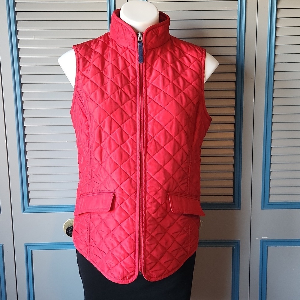Van Heusen Red Quilted Vest - Picture 2 of 14